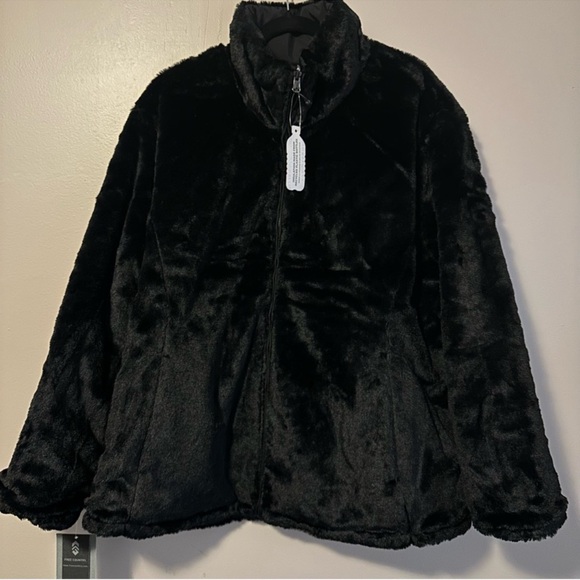 FREE COUNTRY QUILTED BLACK LIGHT
REVERSIBLE ZIP UP JACKET SIZE 2X - Picture 7 of 10